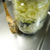 白菜とわかめの簡単甘酢サラダ